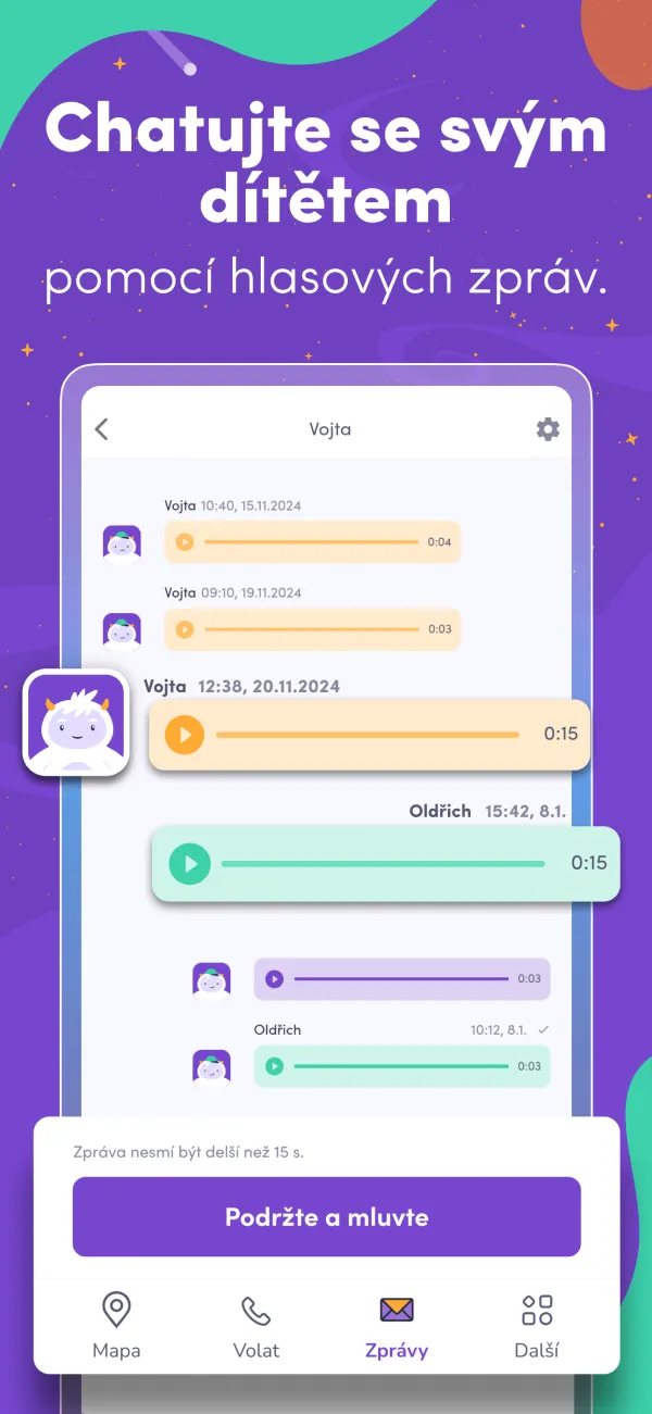 FindeeKids — konverzace s dítětem přes hlasové zprávy